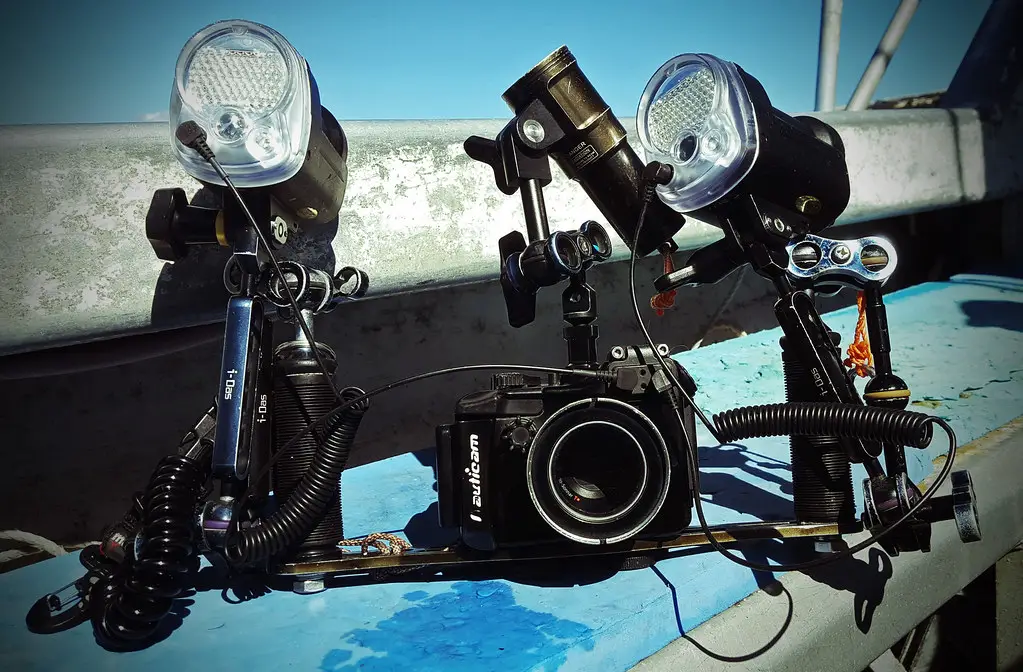 My well-used underwater camera #marineexplorer