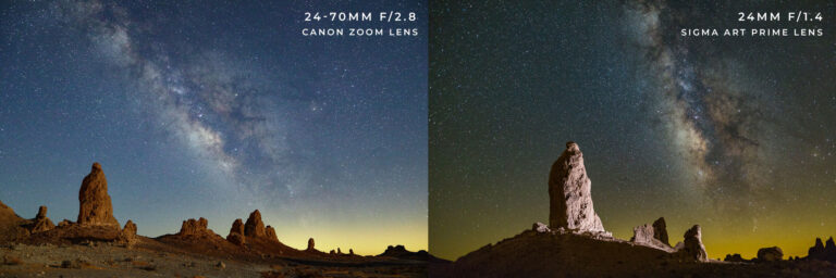 Choosing the Right Lens for Astrophotography: Wide-Angle vs. Telephoto